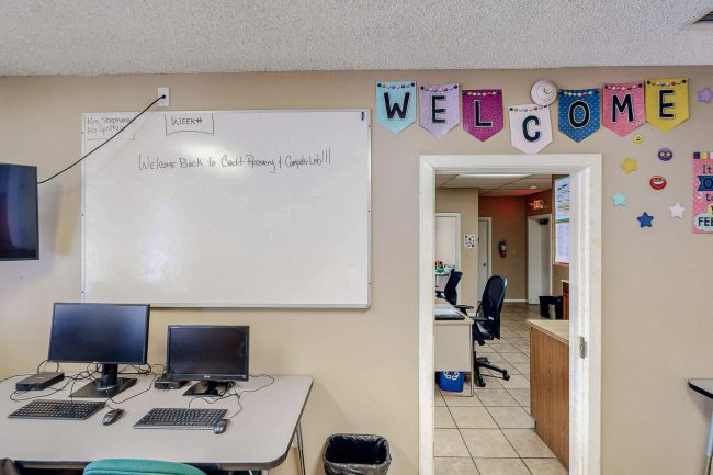 Renaissance Community Prep computer lab