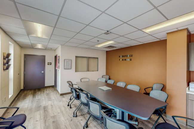 Renaissance Community Prep workforce training room