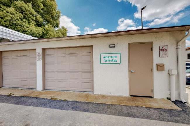 Renaissance Community Prep automotive training building