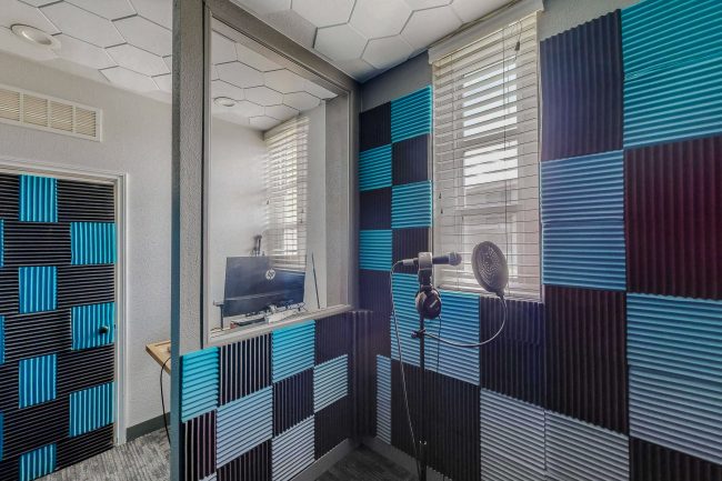 Professional recording booth